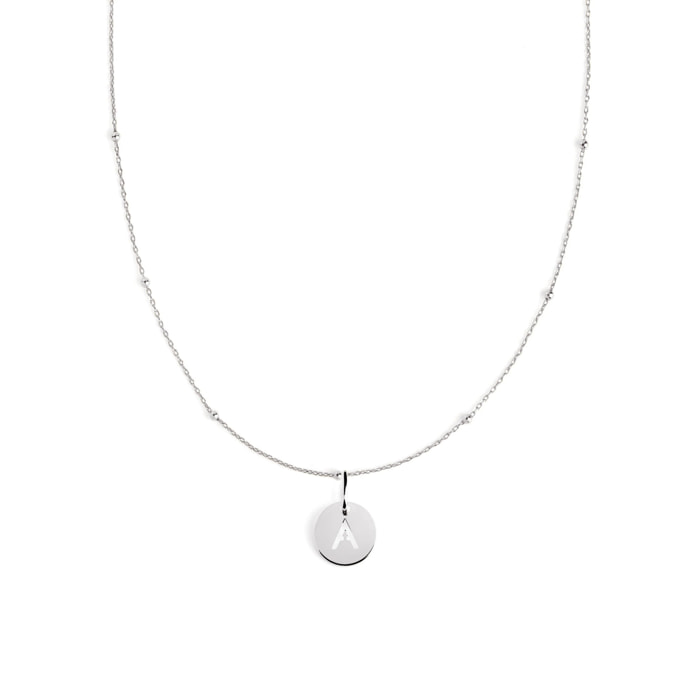 Collana con medaglione mini in Argento