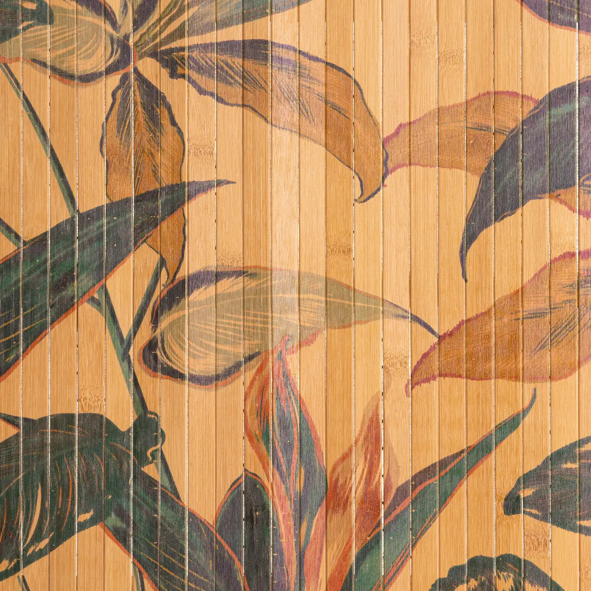Tapis latte bambou 50x80cm "Palawan" multicolore
