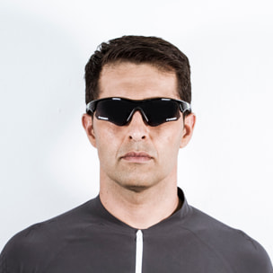 Gafas de ciclismo OCEAN IRON - Negro brillante / Revo negro