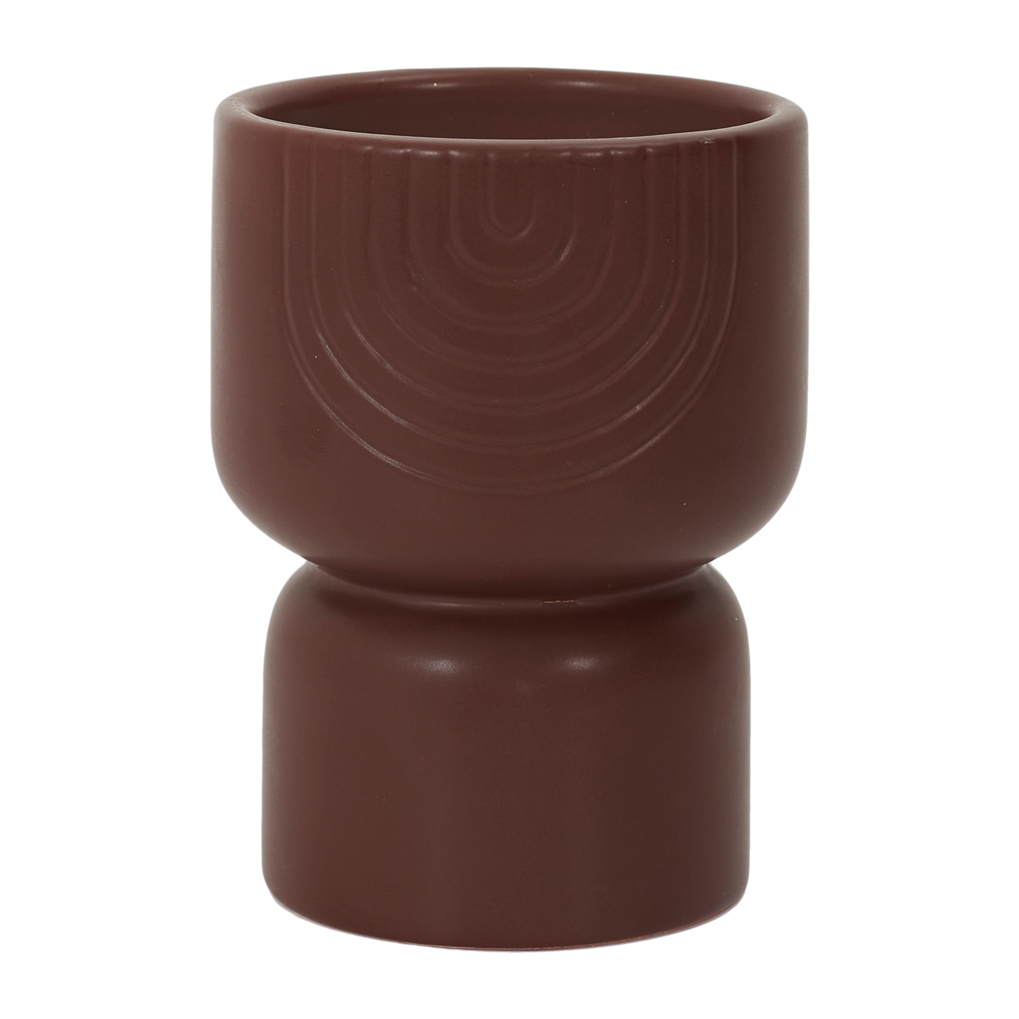 Lot De 3 Bougies Ceramique Sahana