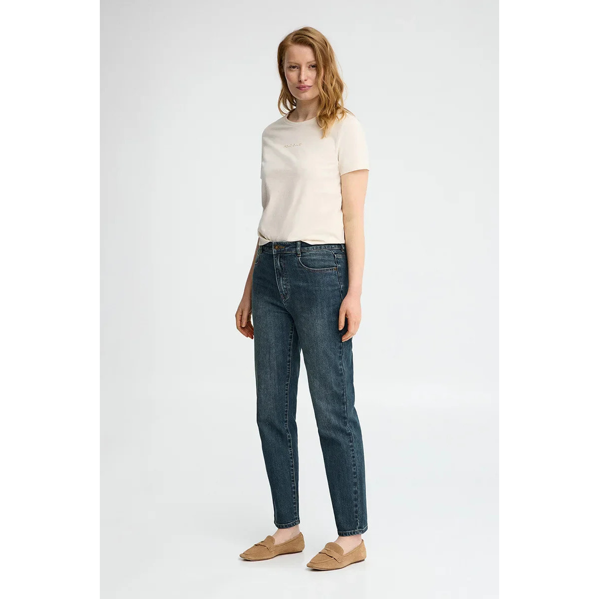 Pantalón vaquero azul medio de corte slim Polo Club