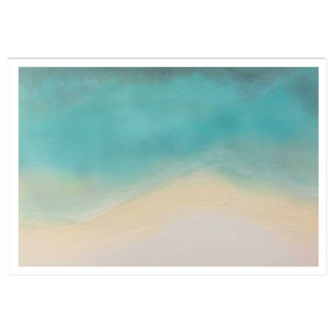 Poster abstrait seaside Affiche seule