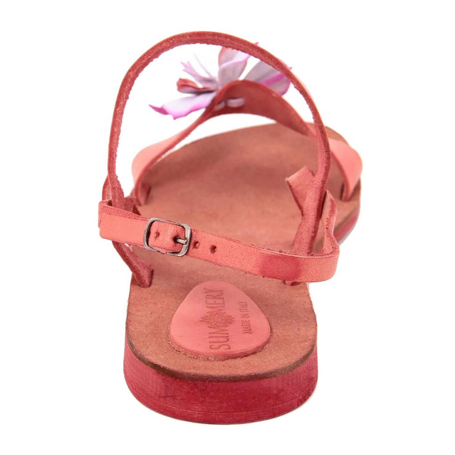 SANDALO FLAT Summery Rosso