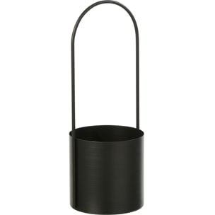 J-Line Cache-pot - métal - noir - medium