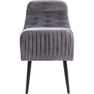 Banc Lofty gris et noir Kare Design