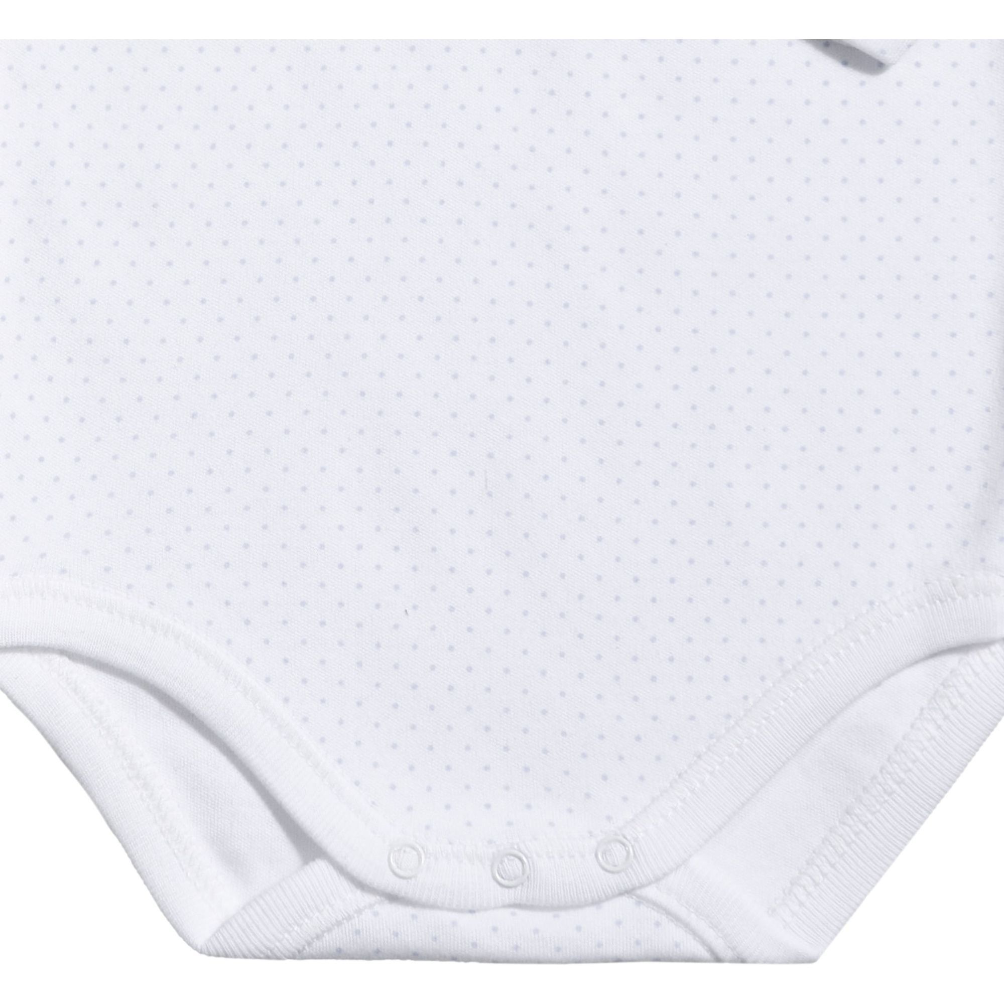 Body bebé manga larga cuello topos