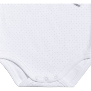 Body bebé manga larga cuello topos