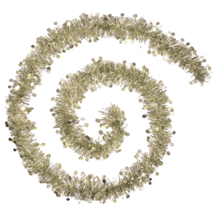 Guirlande pastilles embossées 10cmx2m 4 plis or