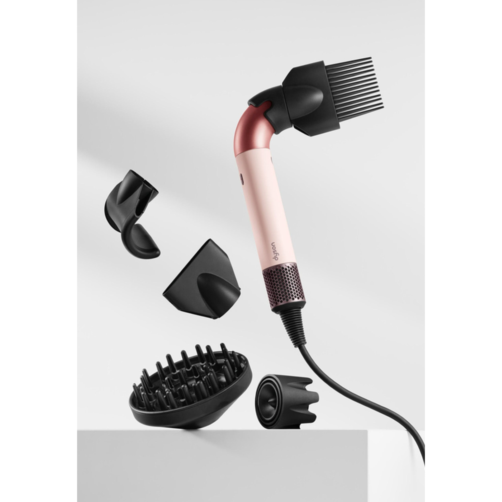 Dyson Supersonic r™ capelli mossi e ricci (Rosa Cipria/Oro Rosa)