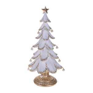 Albero natale con perle - Pezzi 1 - BIANCO - Bianchi Dino SpA