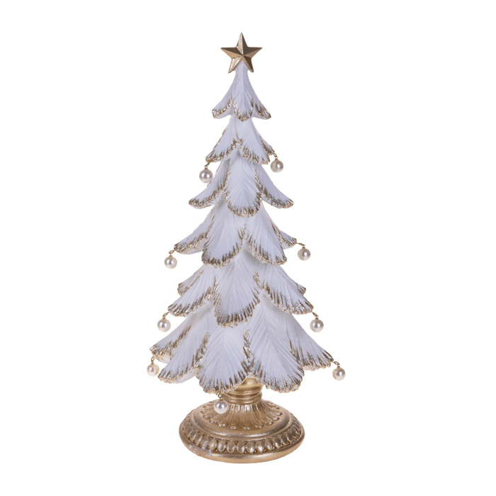 Albero natale con perle - Pezzi 1 - BIANCO - Bianchi Dino SpA