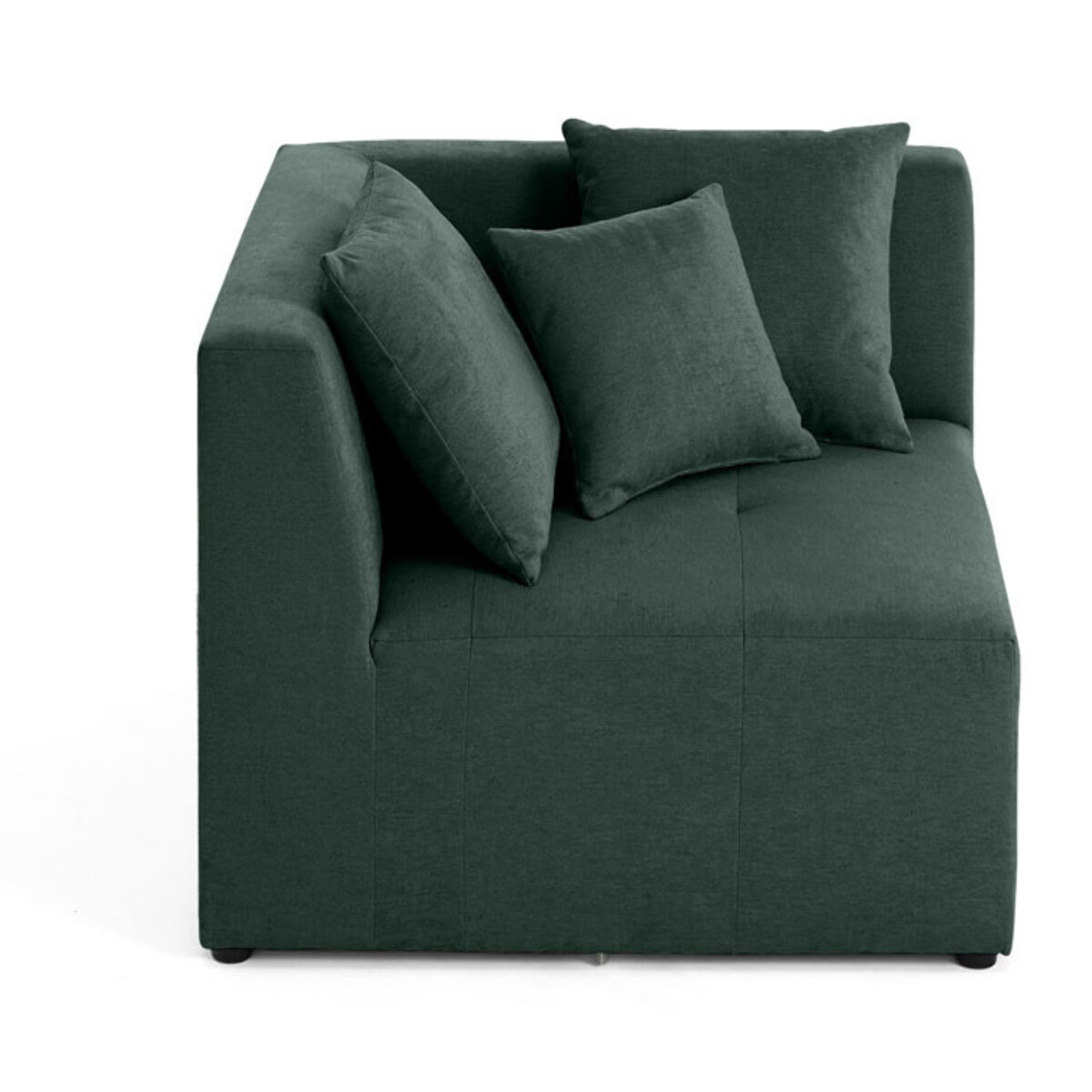Amalfi - module d'angle réversible - en tissu - Vert