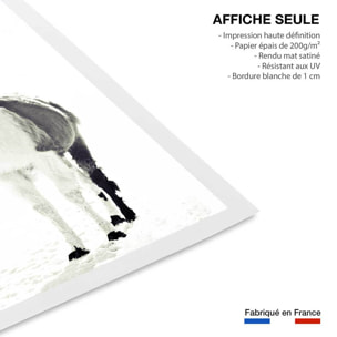 Affiche enfant noir et blanc Affiche seule