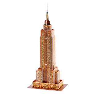 Puzle 3D in cartone dell'Empire State Building a New York. 24 pezzi.