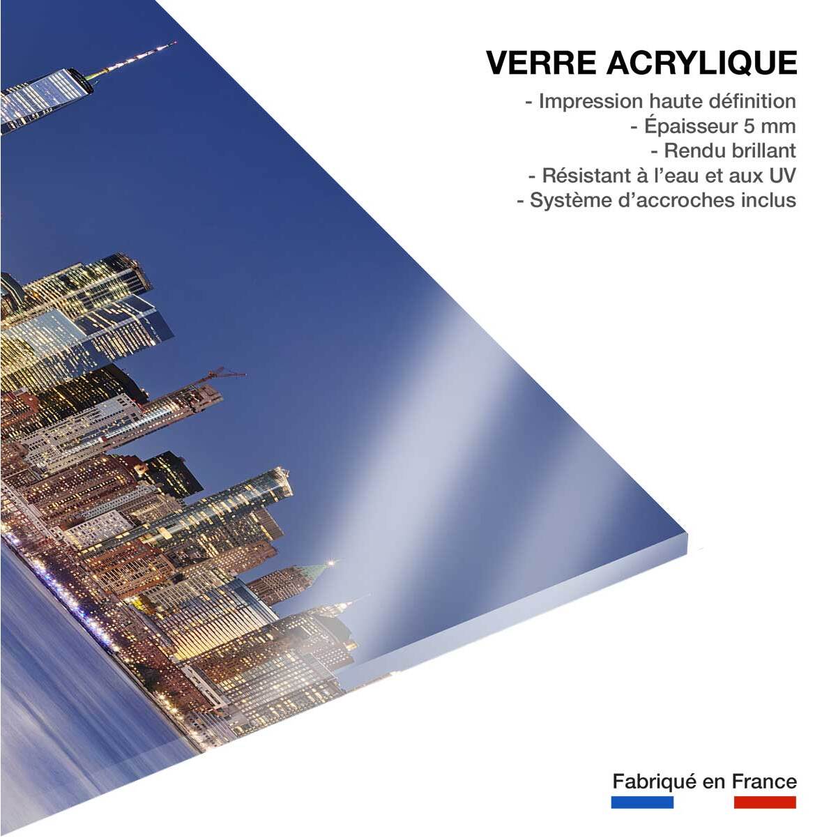 Tableau Manhattan skyline Tableau plexiglas