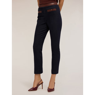 Motivi - Jeans ajustados con insertos - Azul