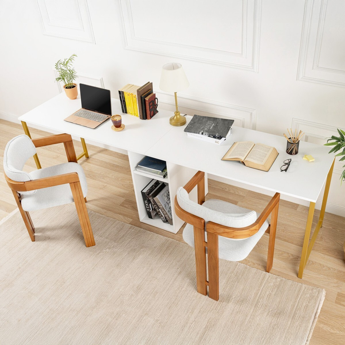 Bureau double avec rangement central - ORSA