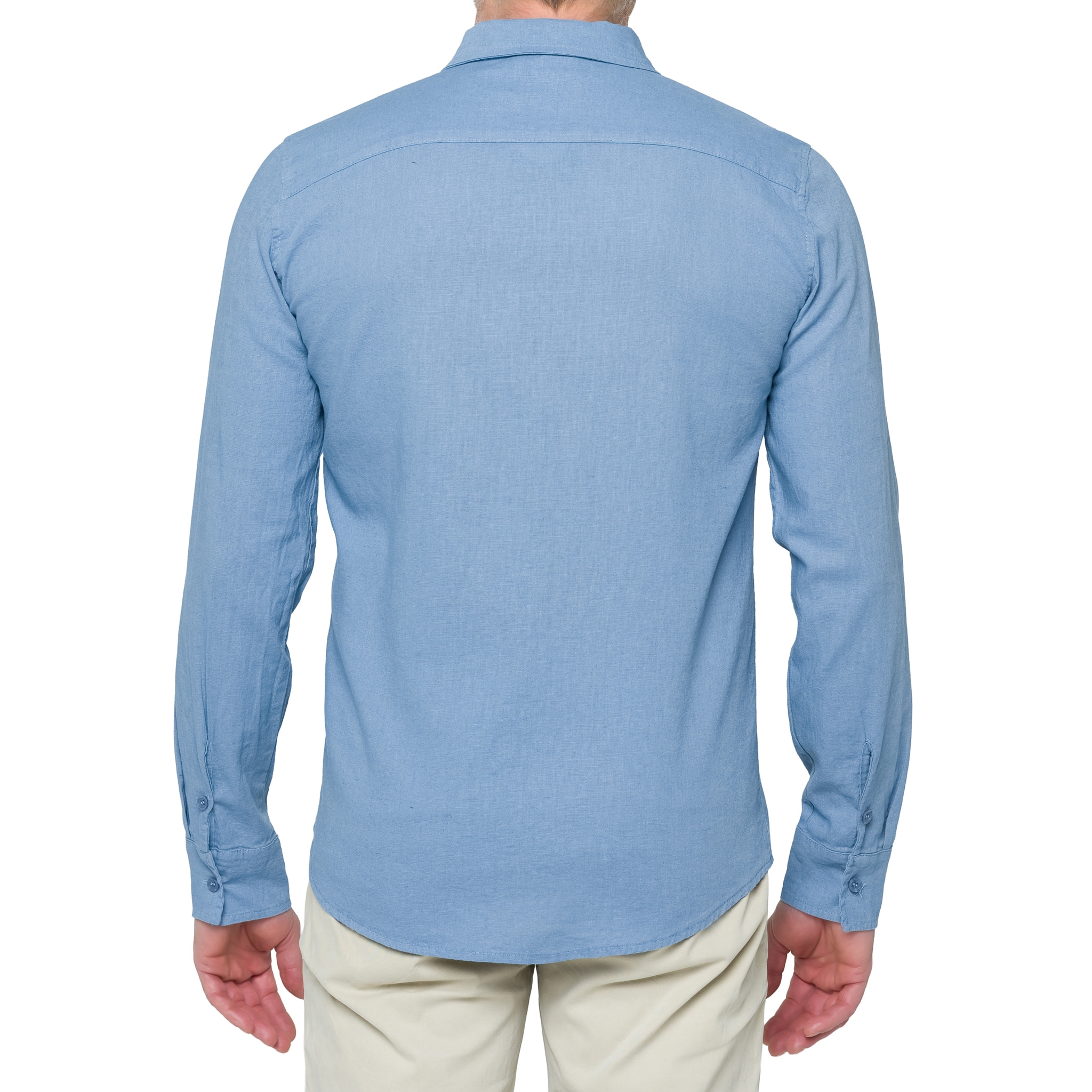 Camisa de lino Hot Buttered Saunders Azul