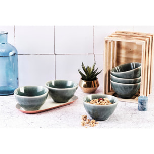 Bol MOON Ø14,5cm - 6 pièces - Pétrole