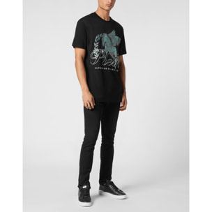 PHILIPP PLEIN T-Shirt Round Neck RACING