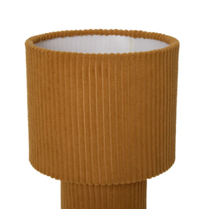 Lampe Jolina cylindrique H.28cm jaune