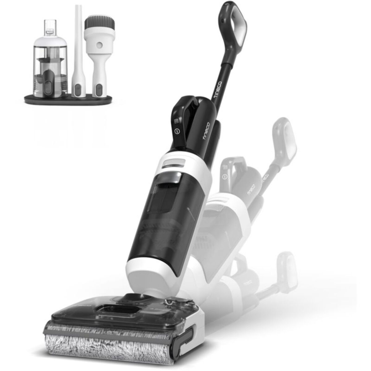 Aspirateur laveur TINECO Floor One Switch i5 Stretch Noir