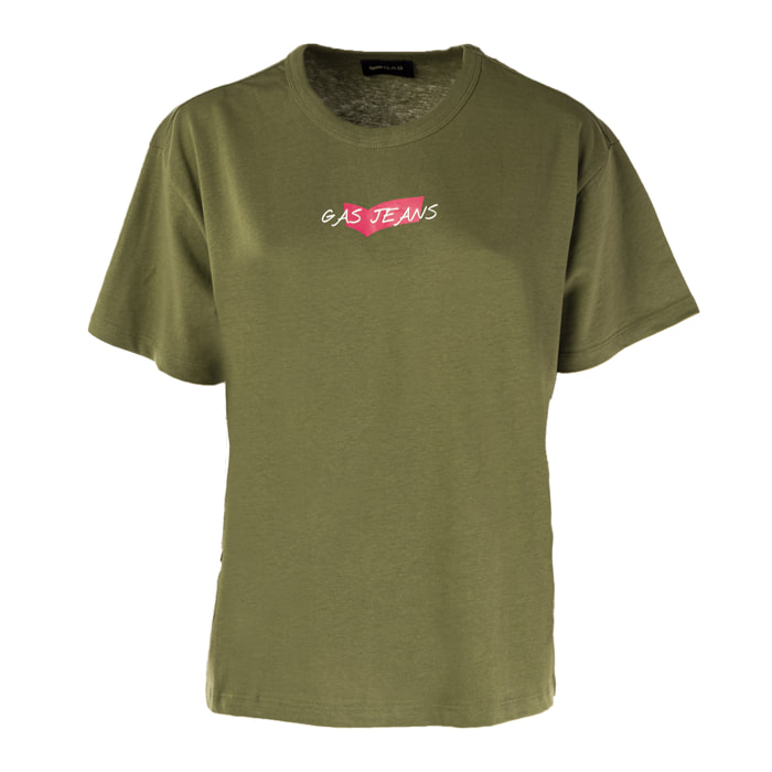 GAS t-shirt donna olivine
