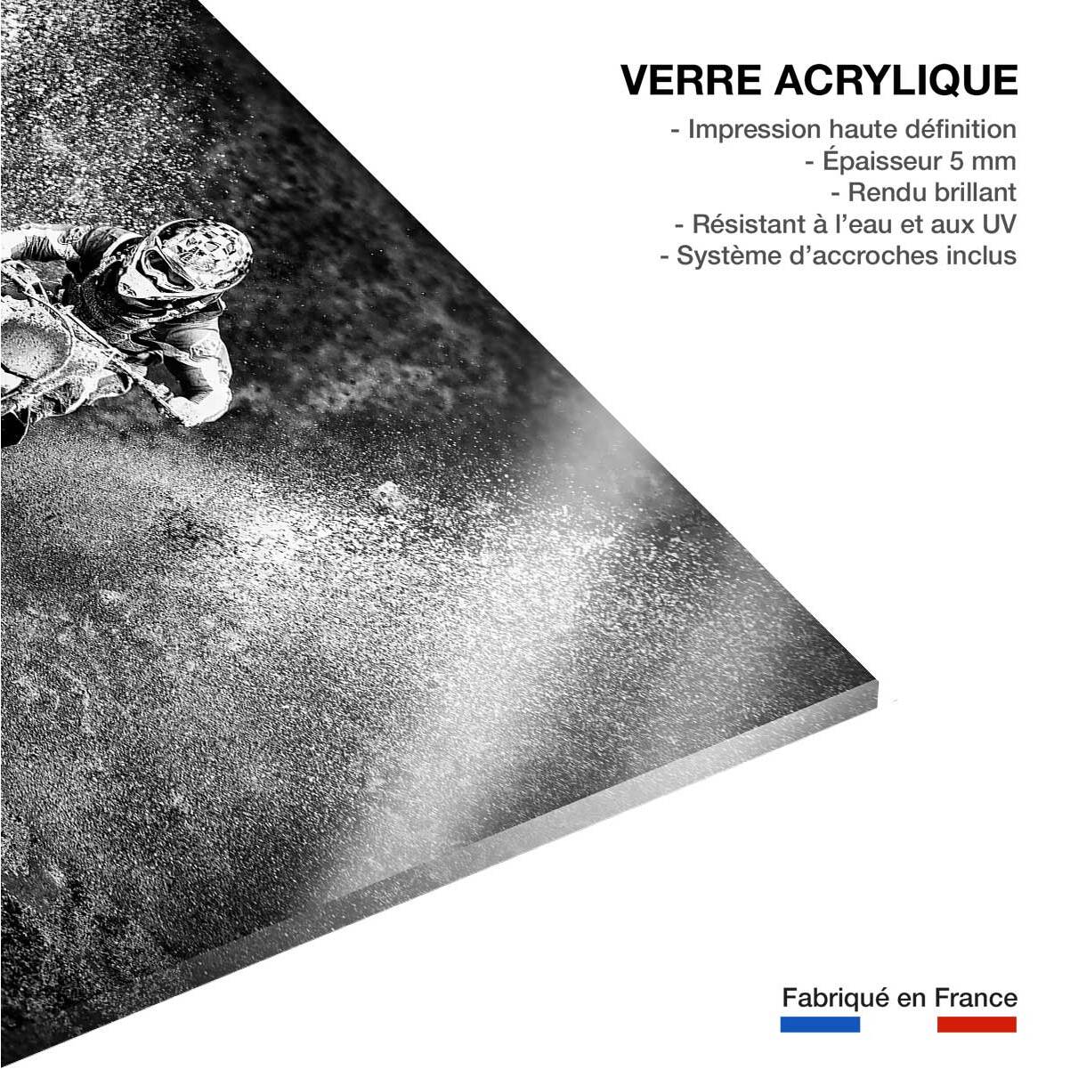 Tableau moto cross Tableau plexiglas