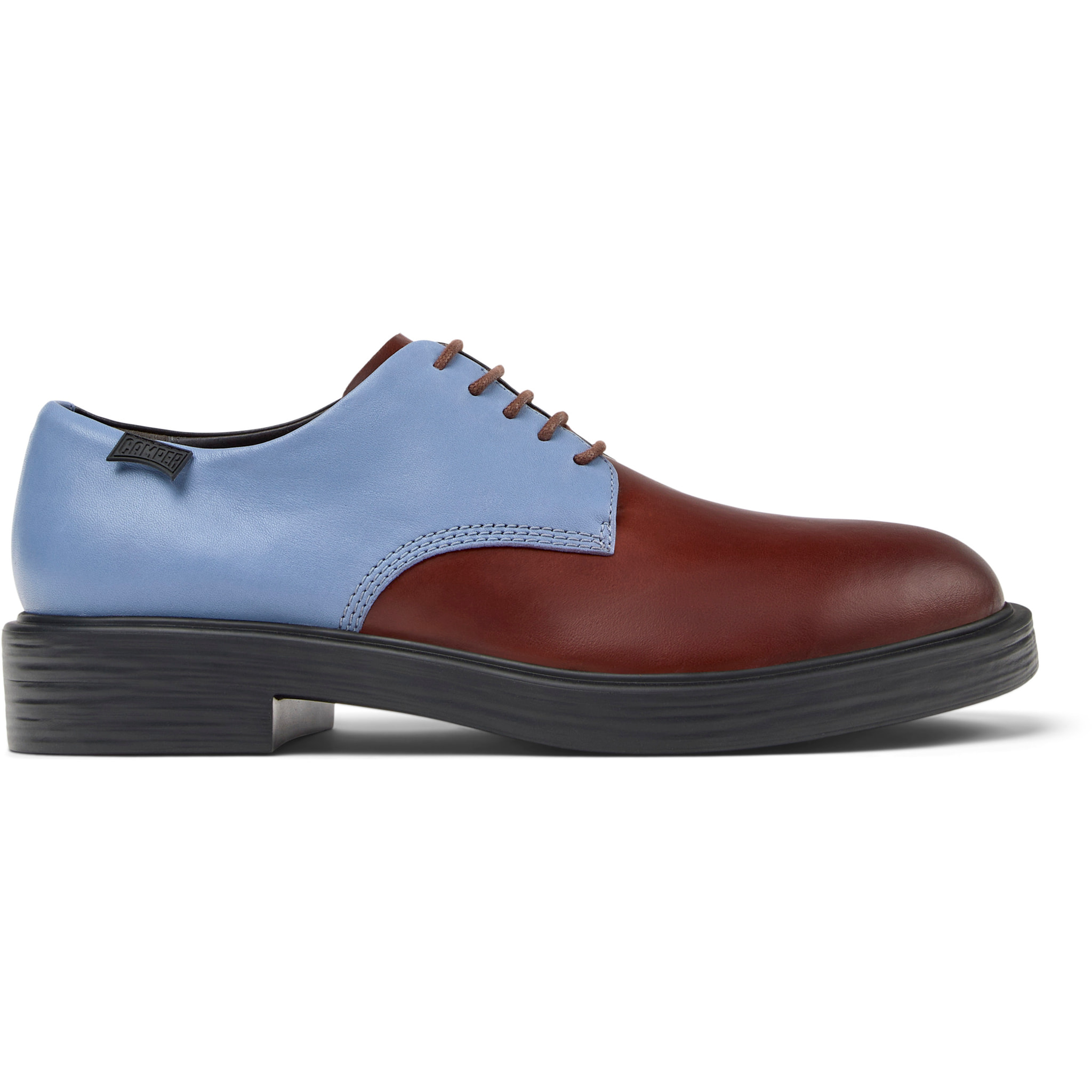 Scarpe stringate - CAMPER Dean Twins - Grigio - Pelle liscia