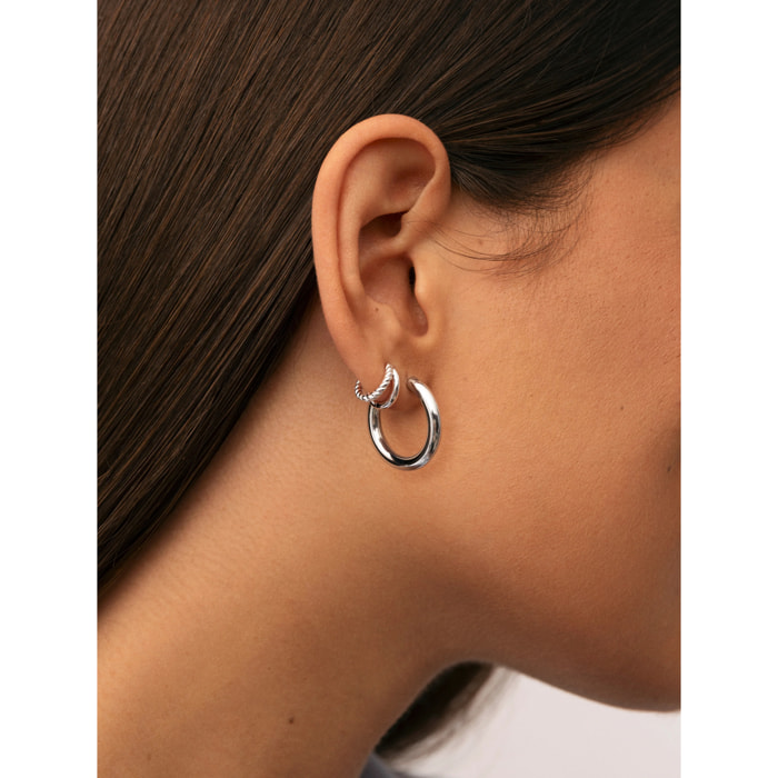 Orecchino Double Tressia