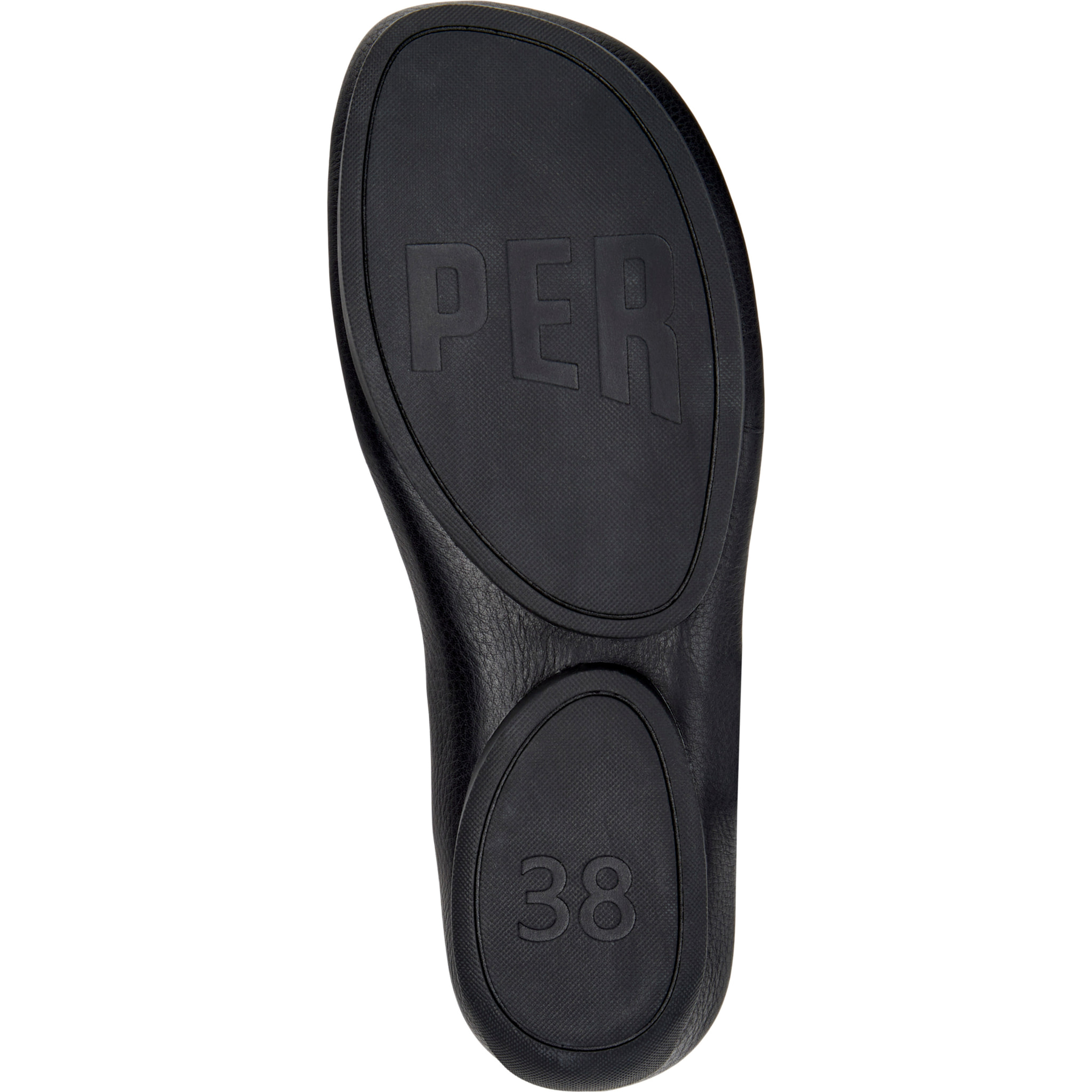 Sandalias - CAMPER Right Isla - Negro - Cuero liso