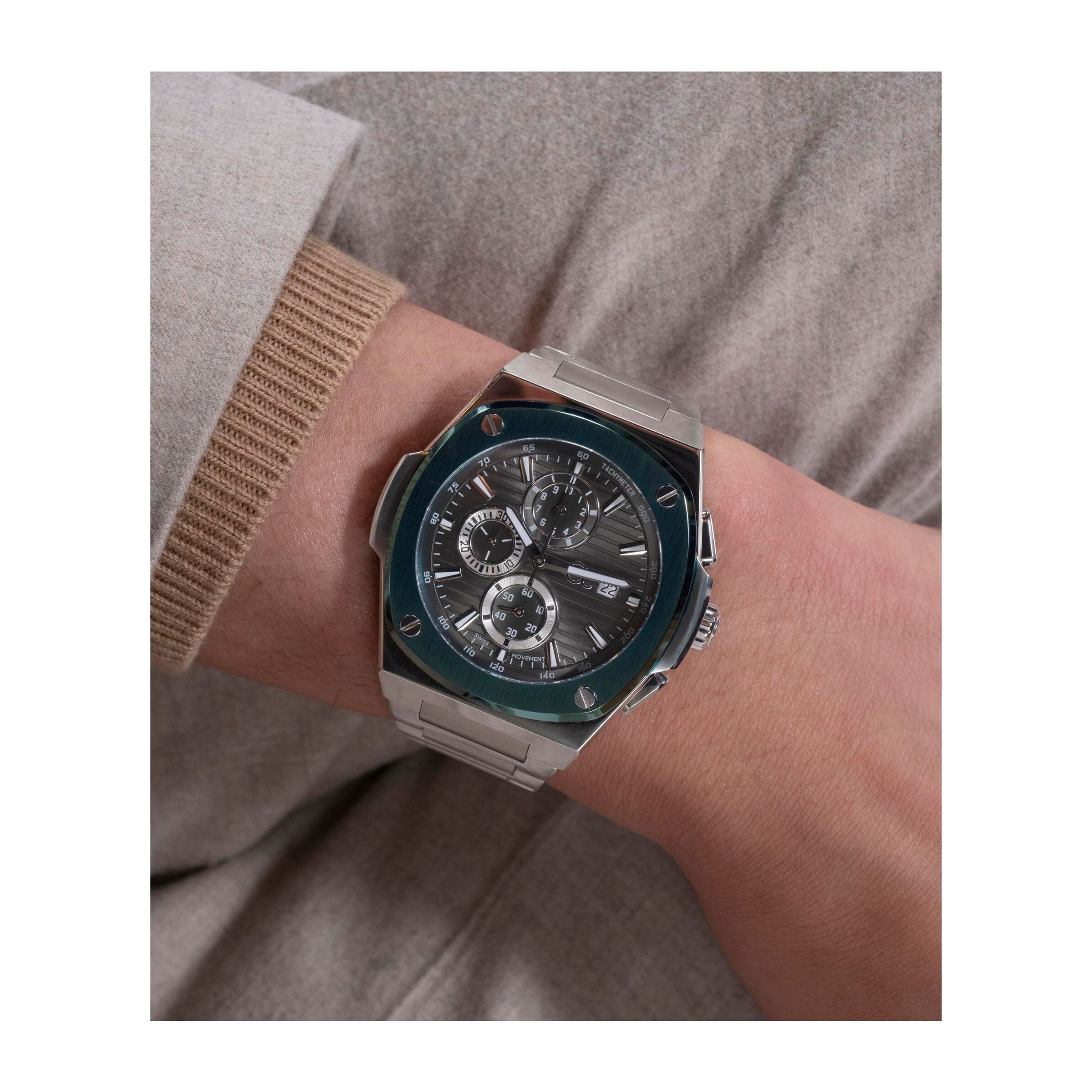 Gc Chronograph Watch Gc Coussin Shape