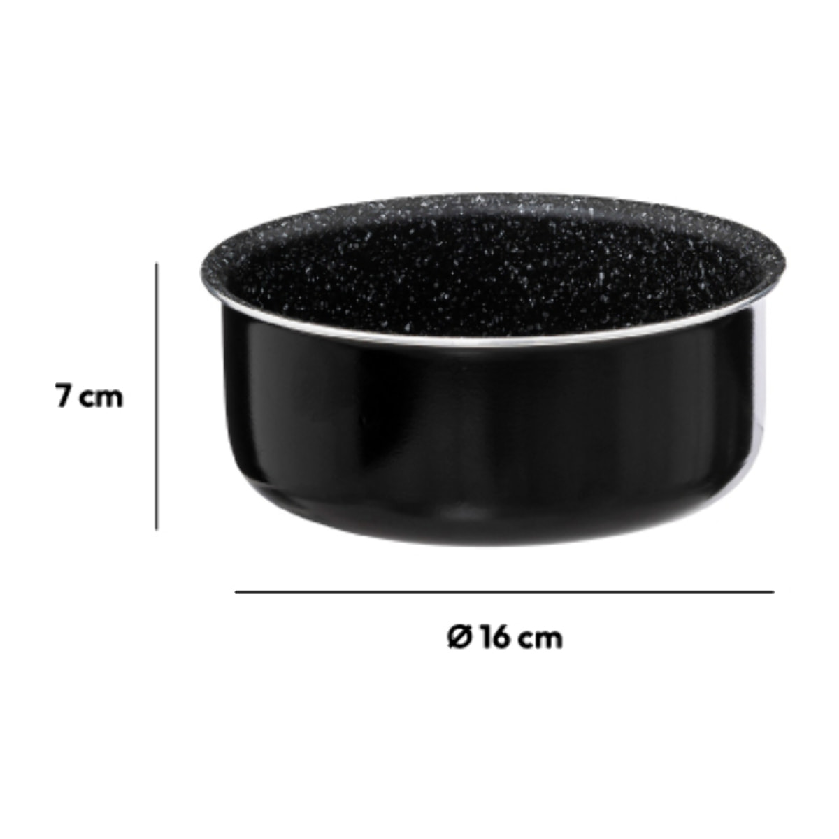 Casserole Aluminium pressé 16 cm Amovible