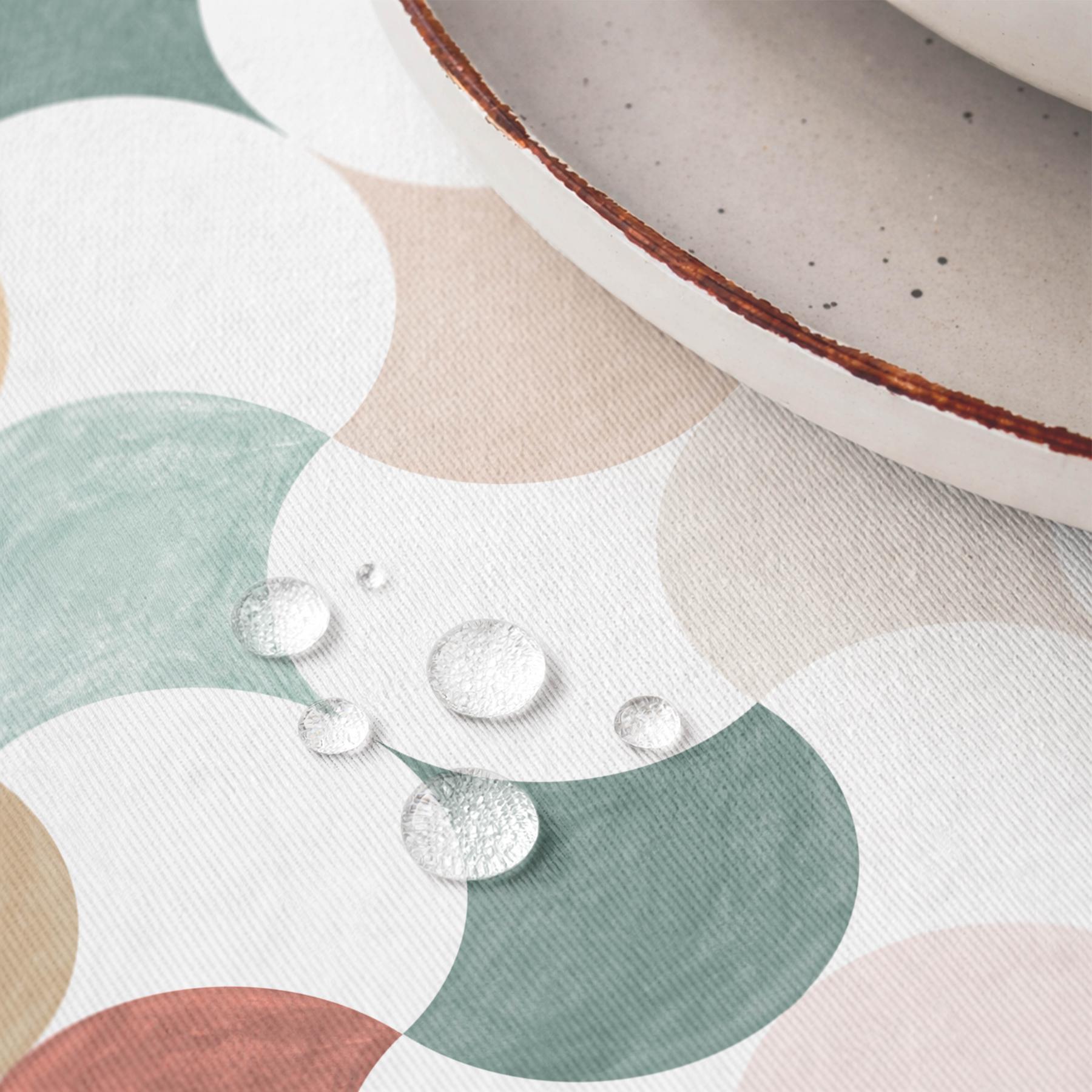 Mantel estampado antimanchas MIREN MULTICOLOR