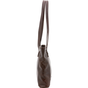 Borsa a spalla  da donna In Vera pelle Made in Italy 30x37x8 cm