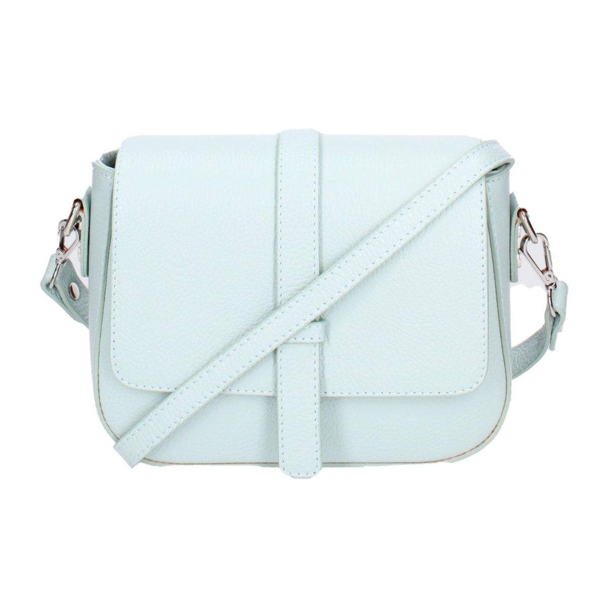 Borsa a tracolla da donna - Modello False - Vera pelle - 21.5 x 22.0 x 6.5 cm