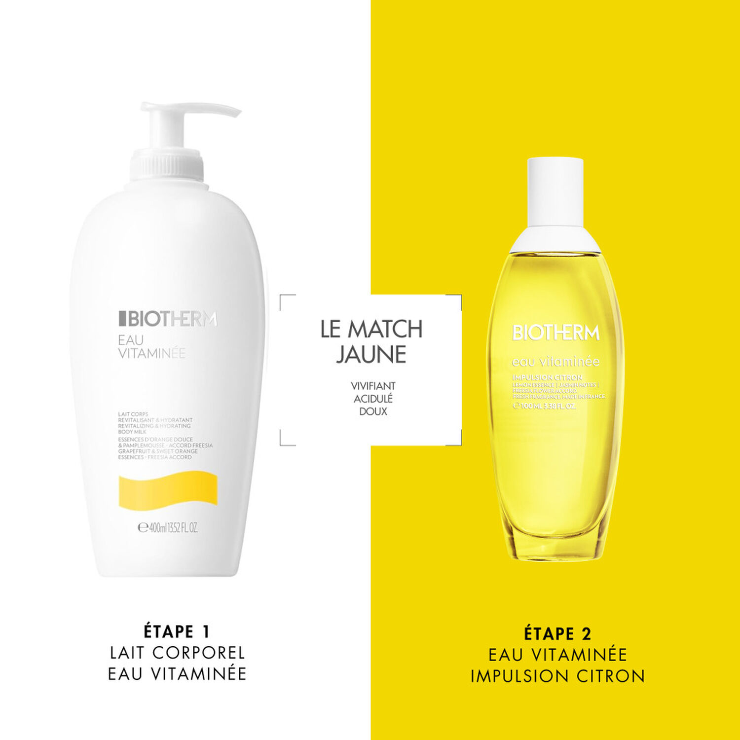 Impulsion Citron - Eau Corporelle Vitaminée Rafraîchissante 100 ml