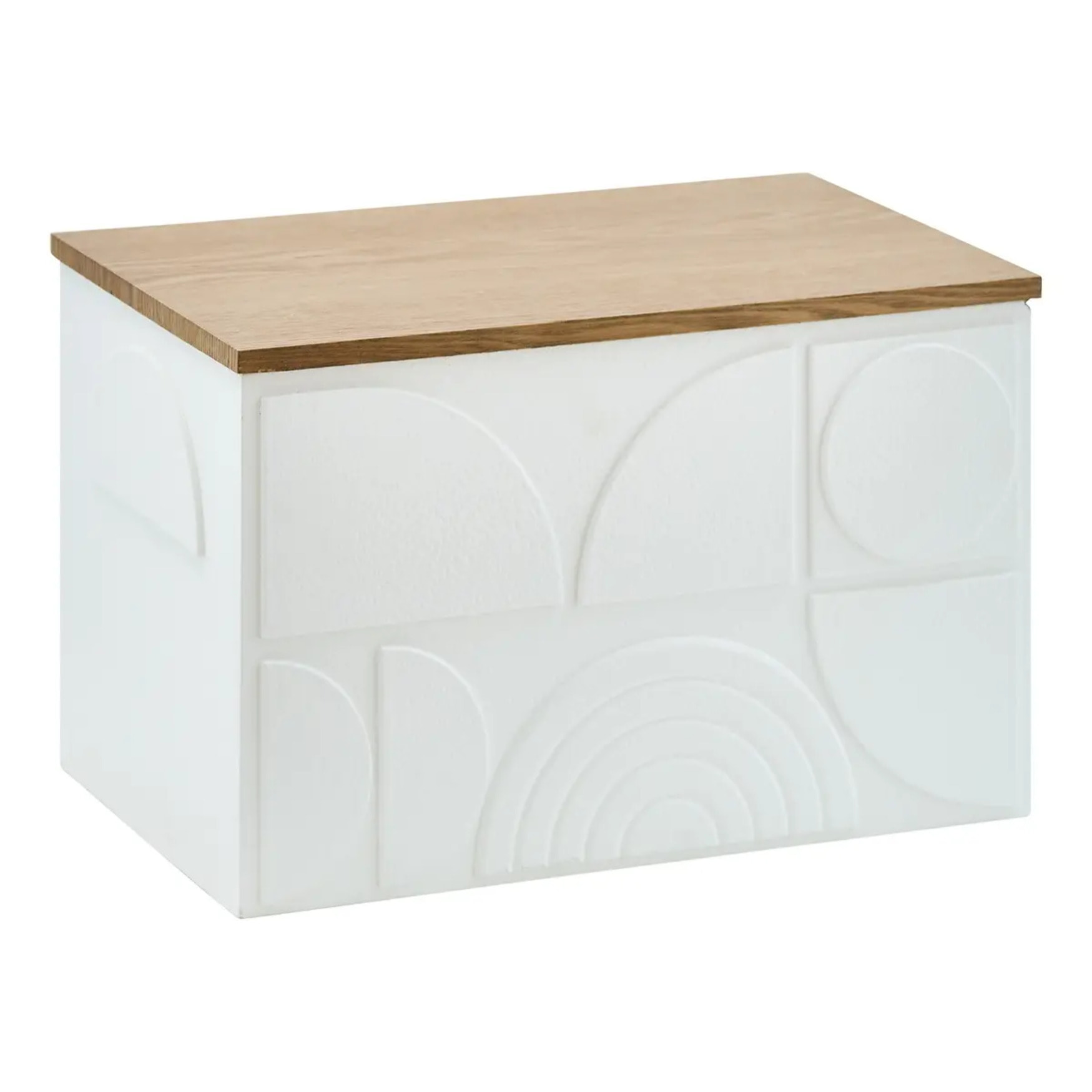 Lot de 4 malles Catalina blanc