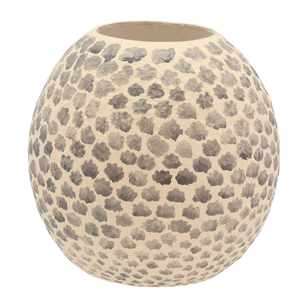 Vase Taia Crème/Gris