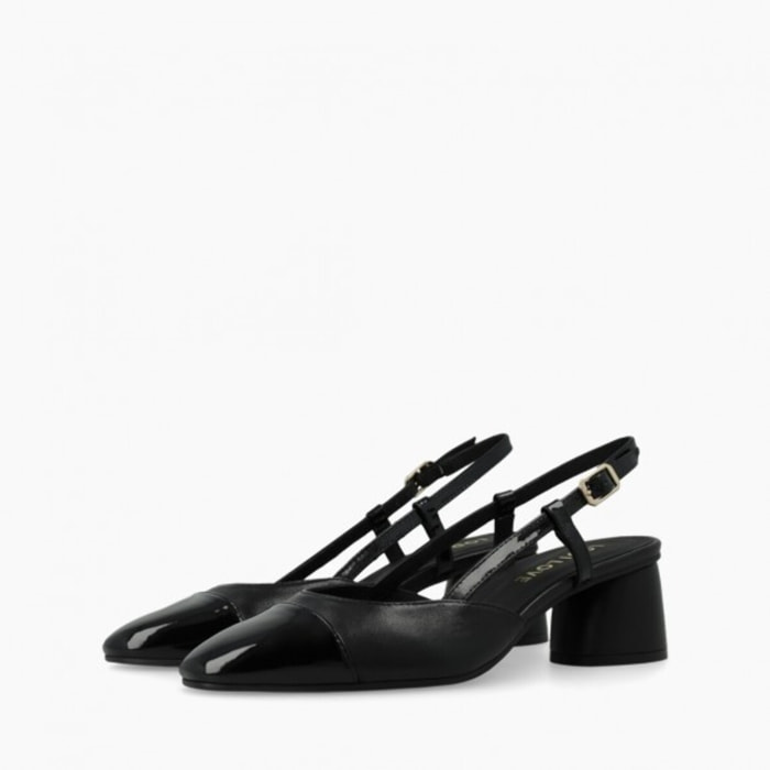 ZAPATOS DE SALÓN NEGROS ROL4343