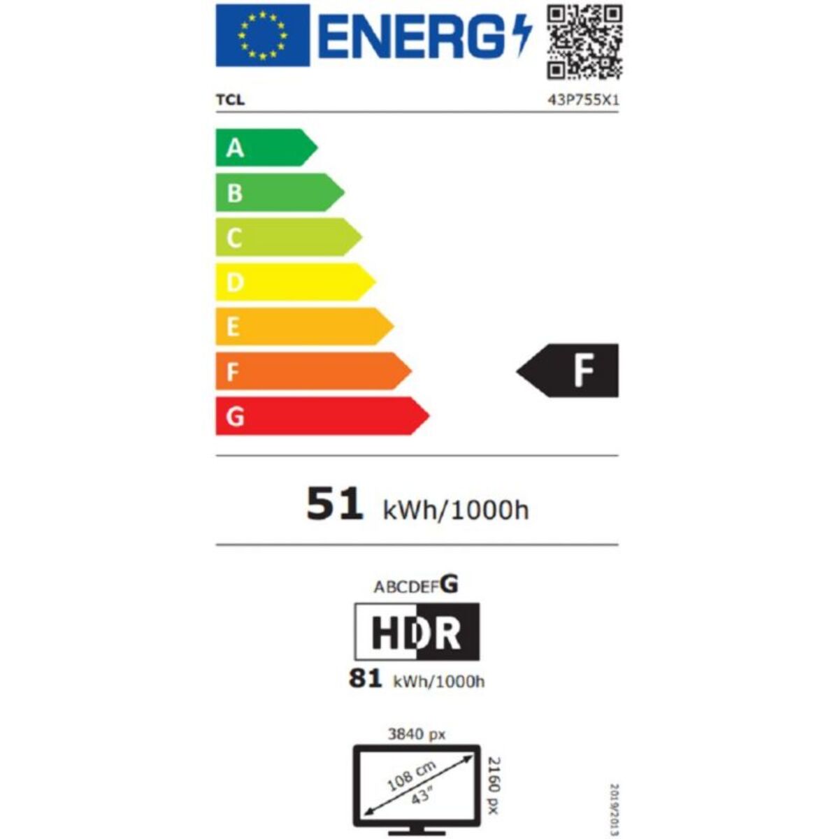 TV LED TCL 43P755 2024