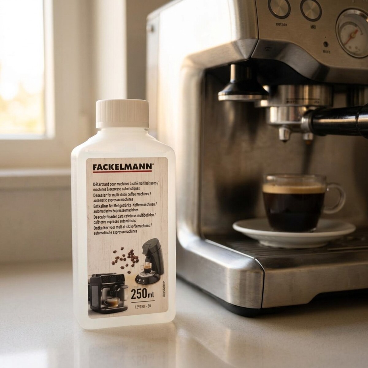 Détartrant liquide pour machine à expresso et multi boisson 25 cl Fackelmann Petit Déjeuner