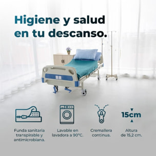 Cecotec Colchón Sanitario Flow 1500 HealthConfort 150x200. Núcleo de Espuma HR C