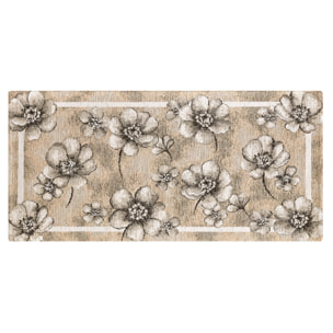 Tappeto Jacquard Ideale Cucina Ingresso Made In Italy Antiscivolo, Lavabile, Morbido Disegno Emily Tortora By Suardi