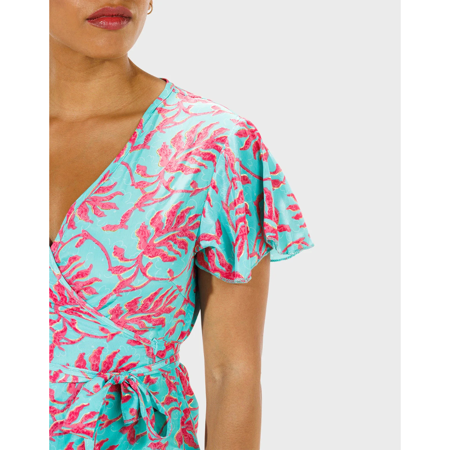 Vestido Corto Manga Corta - Feliz