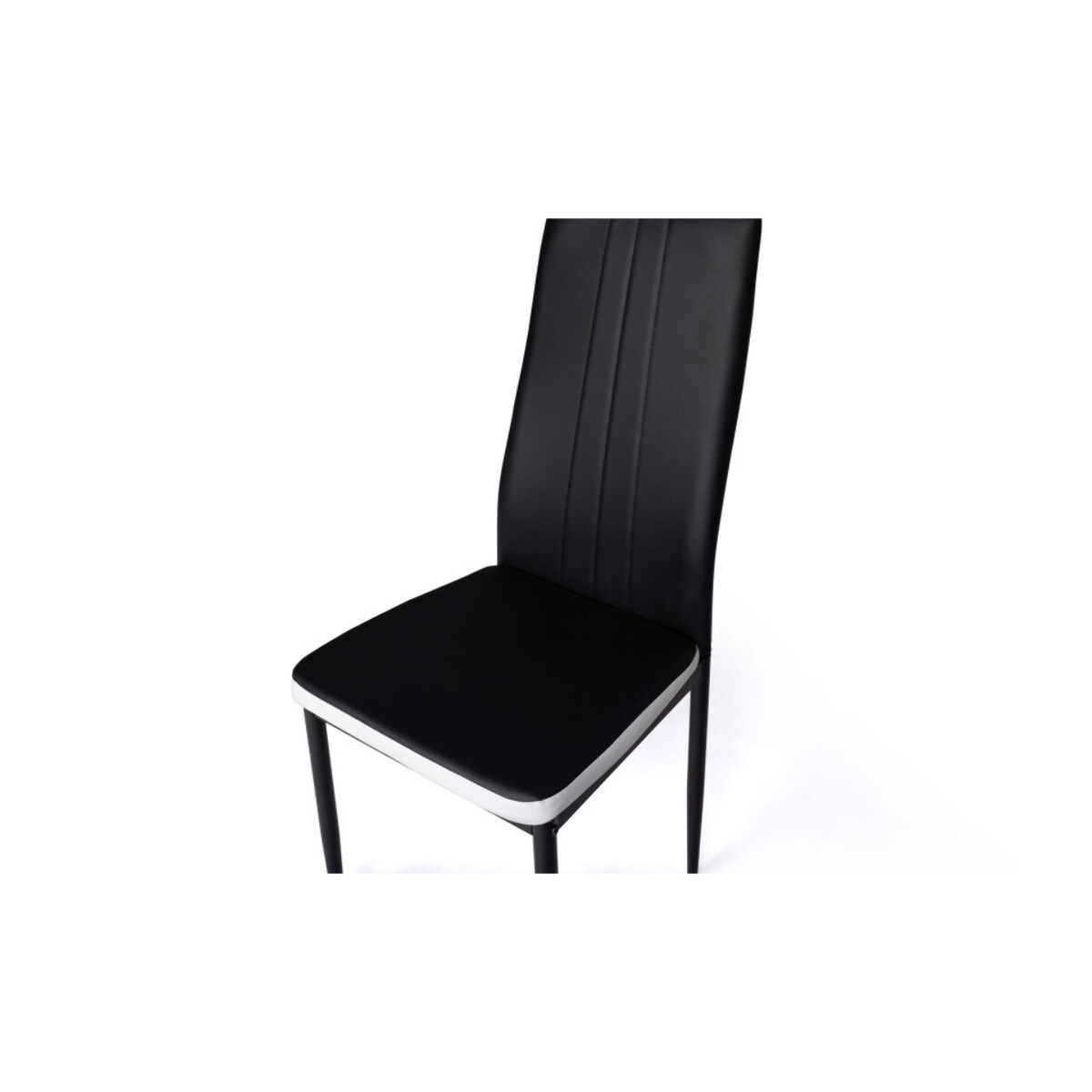 Chaises Jodie - Noir - Blanc