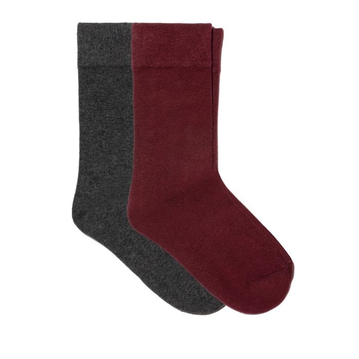 Calcetines Mujer Basic Socks 2 Pack Rojo