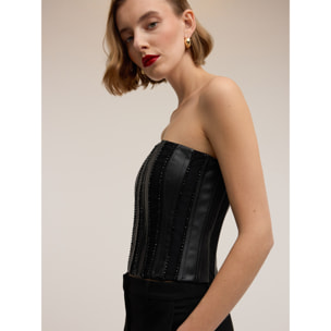 Motivi - Top bustier Smart Couture - Nero