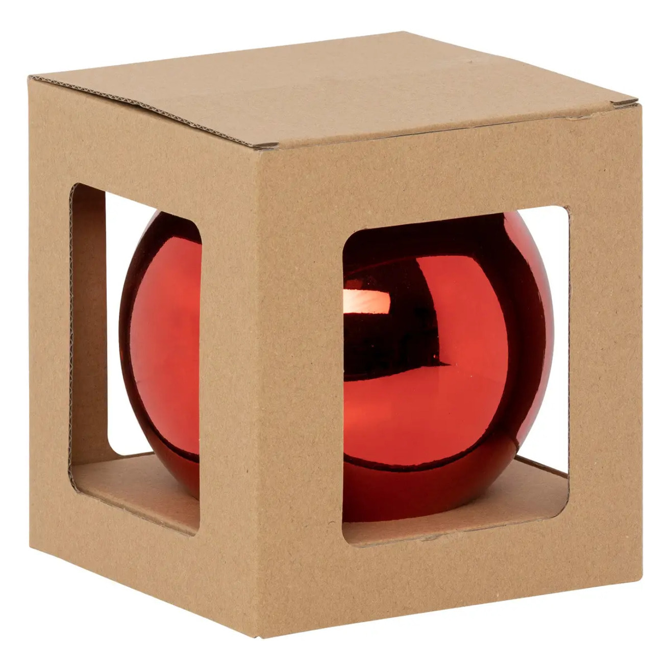 Boule de Noël maxi 150mm rouge