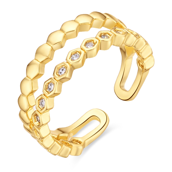 Anillo Anami acabado oro amarillo 18k